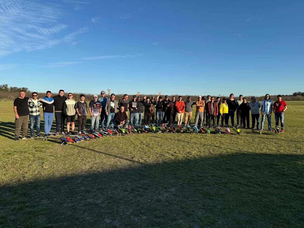 Juntada de Helicópteros RC en Club Aeromodelistas Newbery