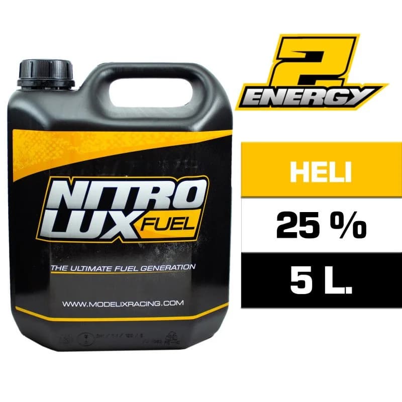Nitrolux 25% nitro Heli x 5 litros